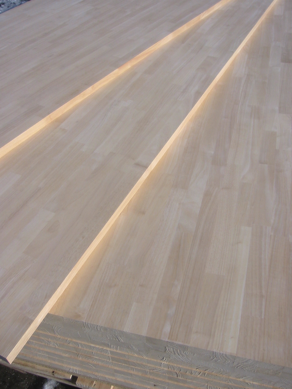 db hardwoods Rubberwood Verlijmde panelen